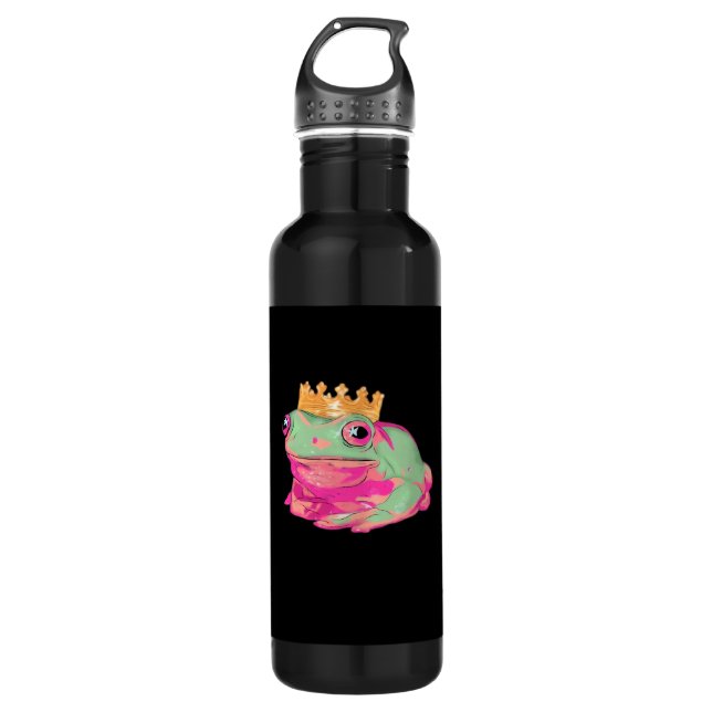 Garrafa Frog King Funky Meme Classic Style (Frente)