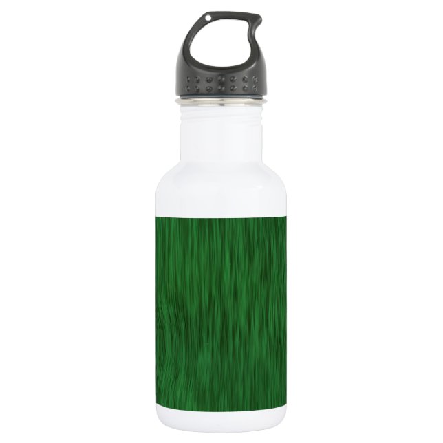 Garrafa Fundo de grão de madeira em bruto - Verde (Frente)