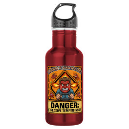 Garrafa Funny ADR Trucker water bottle | Explosive Temper