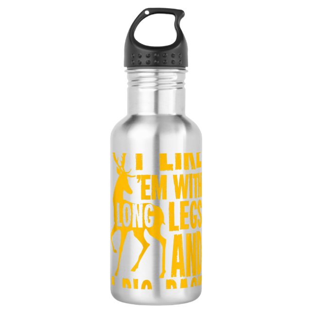 Garrafa Funny Deer Hunting Quote Gift for Hunters  (Frente)