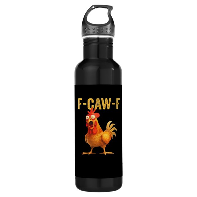 Garrafa Funny F-Caw-F Chicken Creative Casual (Frente)