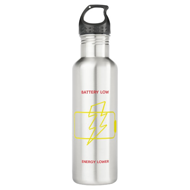 Garrafa Funny Low Battery Stainless Steel Bottle (Frente)