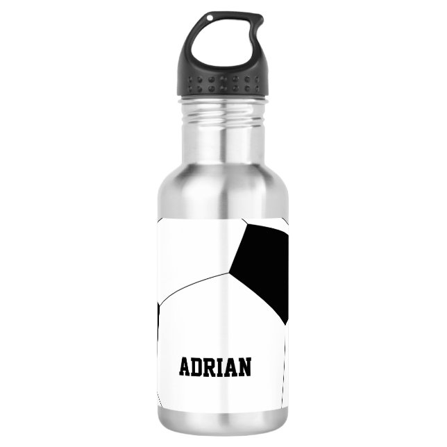 Garrafa Futebol de bola de futebol personalizado (Frente)