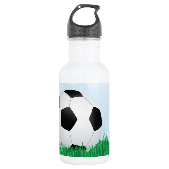 Garrafa futebol na grama (Frente)
