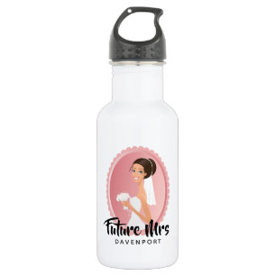 Garrafa Futura Sra. com Noiva em Wedding Gown