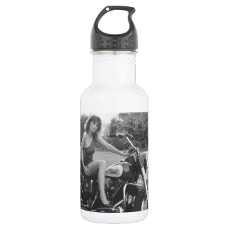 Garrafa Garota Pinup de Moto