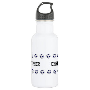 Garrafa Garrafa-Água, Nome Personalizado, Futebol, Branco