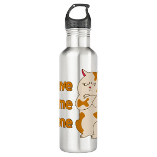 Garrafa Gato gordo me deixa em paz