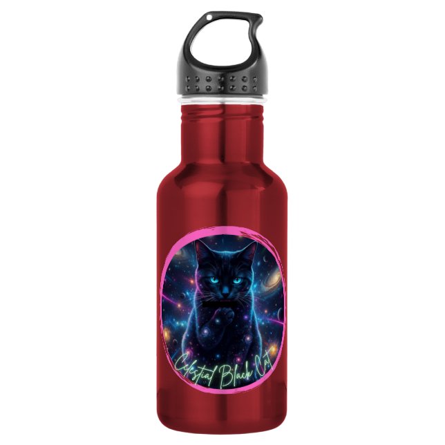 Garrafa Gato Preto Celestial (Frente)