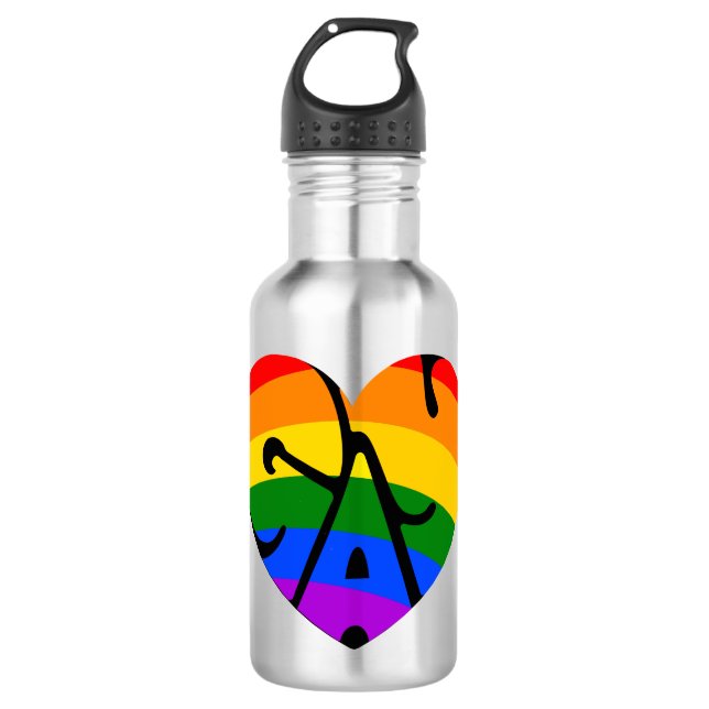 Garrafa Gay Heart (Frente)