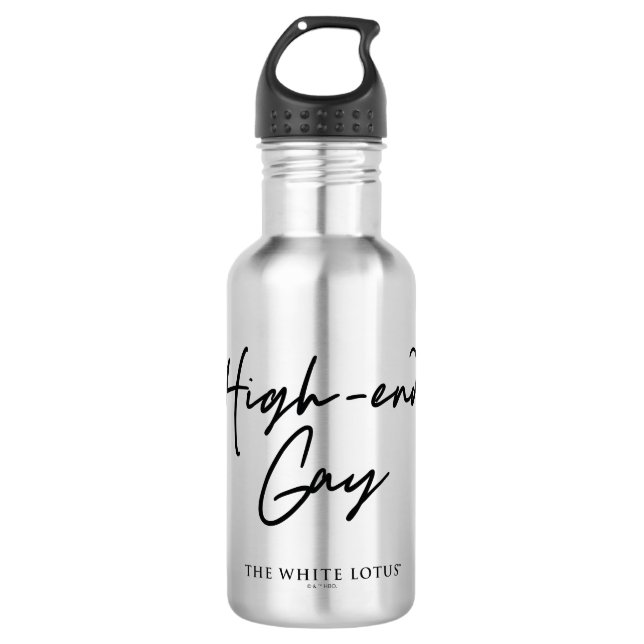 Garrafa Gay high-end - O Lotus Branco (Frente)