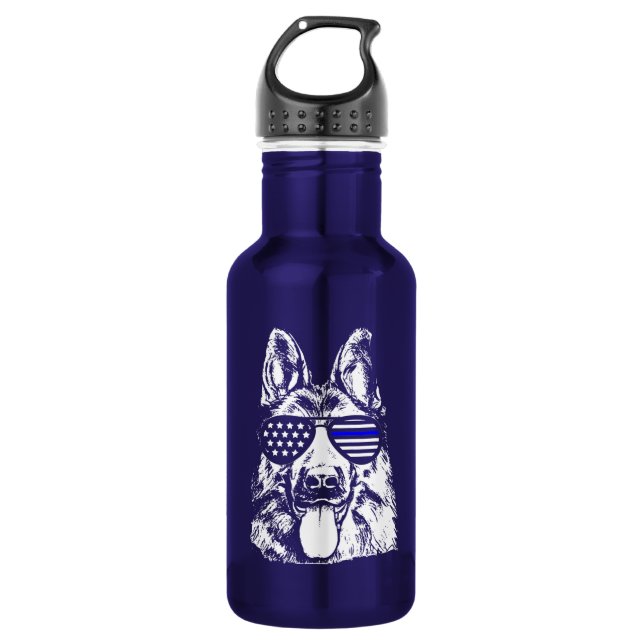 Garrafa German shepherd Policial Cachorro Policial (Frente)