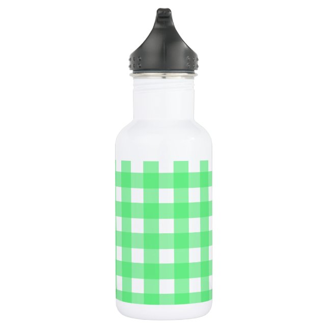 Garrafa Gingham verde (Direita)