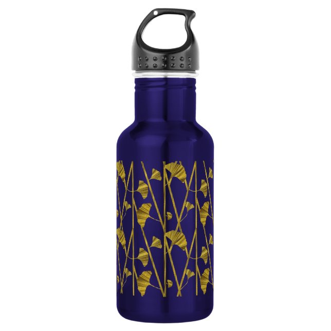 Garrafa ginkgo dourado (Frente)