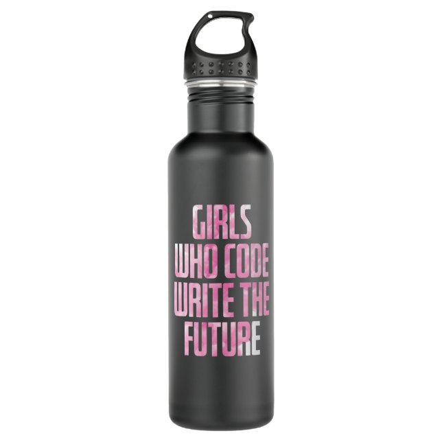 Garrafa Girls Who Code Write The Future PC (Frente)