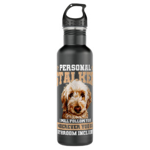 Garrafa Goldendoodle Personal Stalker Engraçado Doodle Our