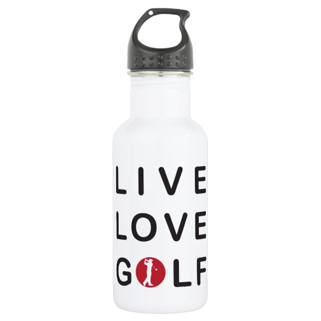 Garrafa Golf Golfe Red Black (Frente)