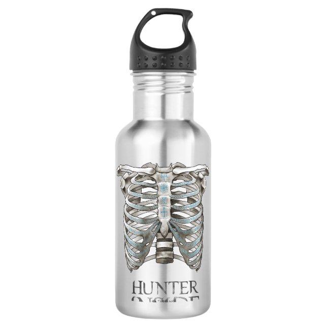 Garrafa Gráfico de Faixa Supernatural "Hunter Dentro" (Frente)