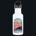 Garrafa Grand Canyon National Park Arizona Vintage<br><div class="desc">Grande Canyon vetor trabalho de arte design. O parque abriga grande parte do imenso Grand Canyon,  com suas bandas em camadas de rocha vermelha revelando milhões de anos de história geológica.</div>