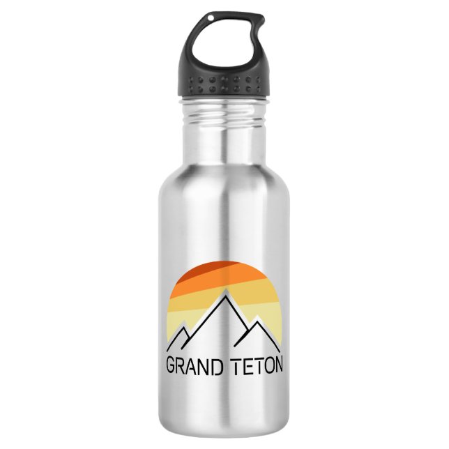 Garrafa Grand Teton Wyoming Retro (Frente)