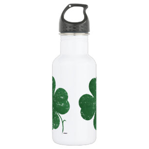 Garrafa Grande Quatro Folha de Folha - estilo de vintagem