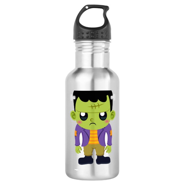 Garrafa Green Frankenstein Monster Halloween (Frente)