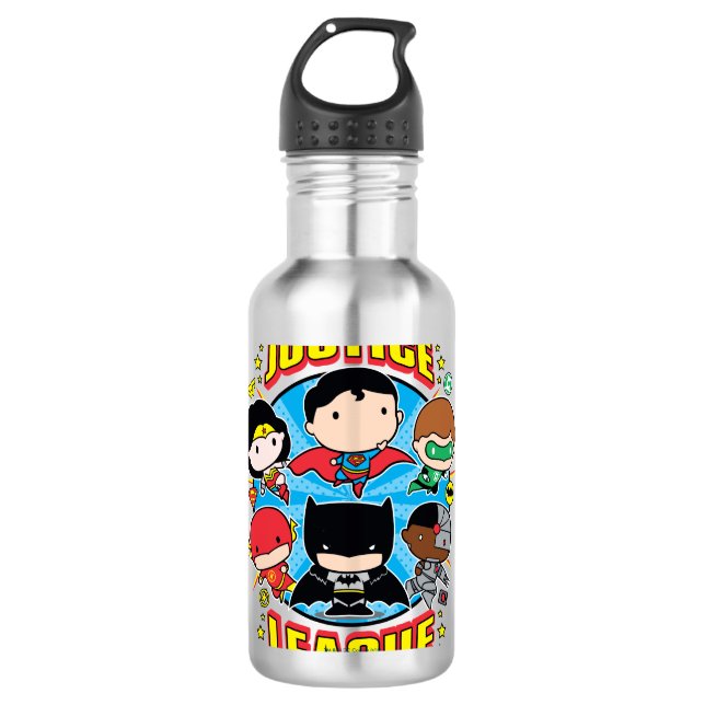 Garrafa Grupo da Liga da Justiça Chibi (Frente)