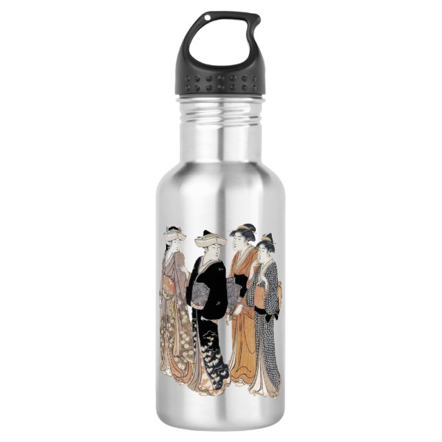 Garrafa Grupo de Vintage - Mulheres Geisha Japonesas (Frente)
