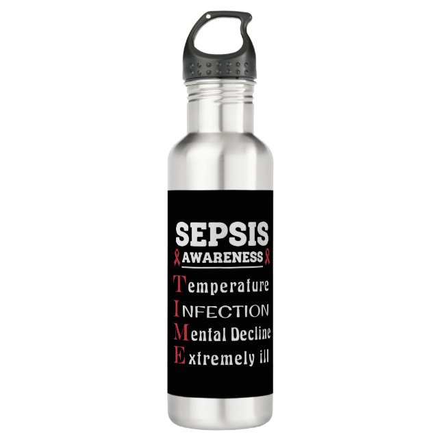 Garrafa Guia de Sensibilização Sepsis (Frente)