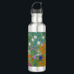 Garrafa Gustav Klimt - Jardim Flor<br><div class="desc">Jardim Flor - Gustav Klimt em 1905-1907</div>