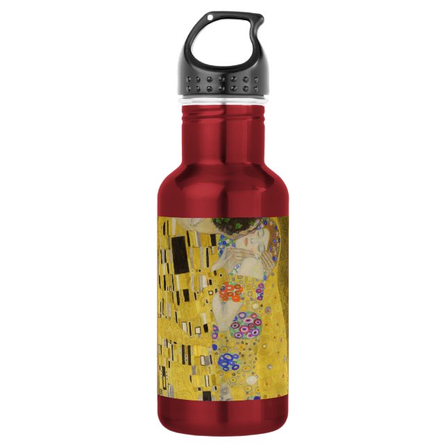Garrafa Gustav Klimt - O Beijo (Frente)