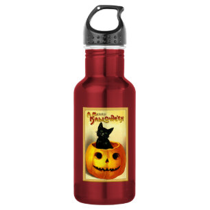 Garrafa HALLOWEEN Abóbora Jack O Lanterna Vintage