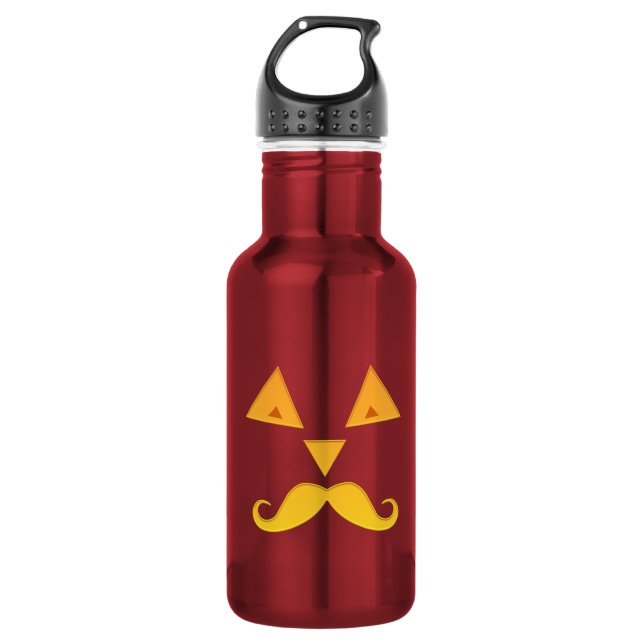 Garrafa Halloween Mustache Pumpkin (Frente)