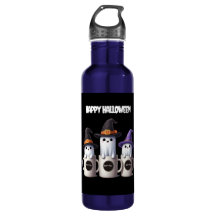 Halloween - Três fantasmas bonitinhos de jee bu