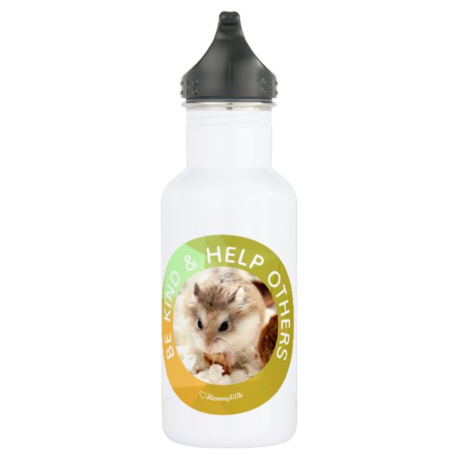 Garrafa Hammyville - Hamster Bonito Personalizou o seu (Direita)