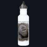 Garrafa Harambe (desenho da grafite)<br><div class="desc">Harambe era um gorila do silverback em um incidente controverso e igualmente representa a espécie em vias de extinção. Desenho original da grafite por expressões da grafite dos DGS; todos os direitos reservados.</div>