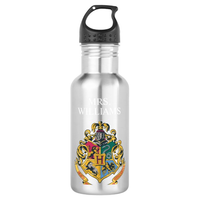 Garrafa Harry Potter | Hogwarts - Personalização do profes (Frente)