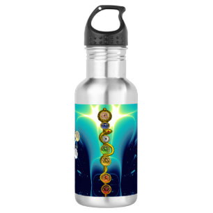 GARRAFA HASTE DE ASCLEPIUS 7 CHAKRAS, IOGA, ENERGIA