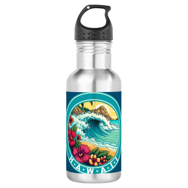 Garrafa Hawaii Beach Waves (Frente)