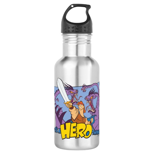 Garrafa Hercules vs Hydra - It's a HERO Thing Stainless St (Frente)