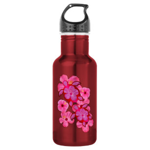 Garrafa Hibiscus e tartarugas cor-de-rosa de Honu