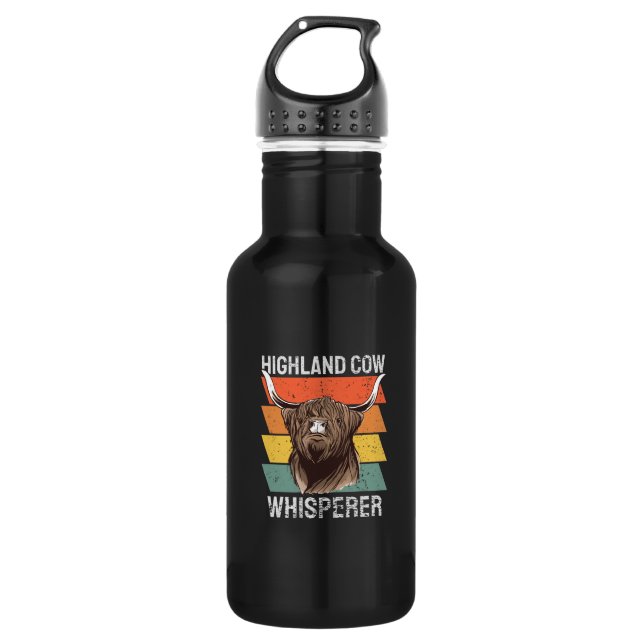 Garrafa Highland Cow Whisperer (Frente)