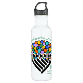 Garrafa Hineni Learning Center Water Bottle - White