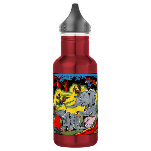 Garrafa Histórias em quadrinhos De Vintage De Elefante Ani