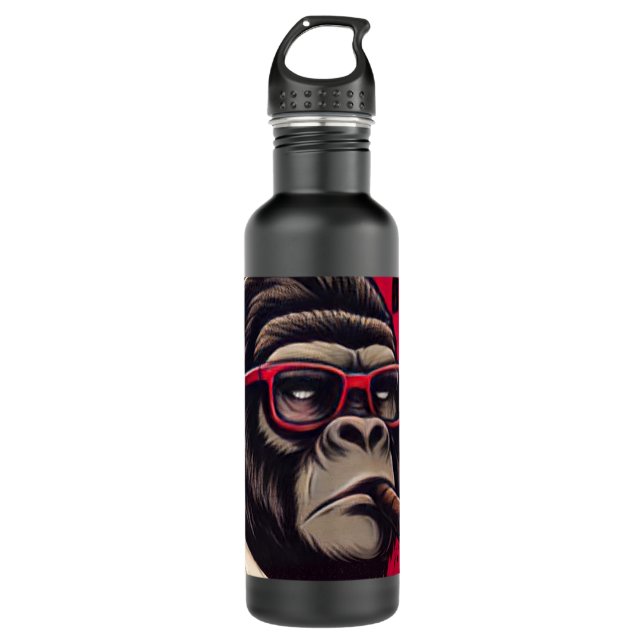 Garrafa Home/Kitchen Gorilla Boss Water Bottle (Frente)