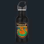 Garrafa Horsferes Bend Colorado River Vintage<br><div class="desc">Horsfere Bend Rio Colorado vetor trabalho de arte design.</div>