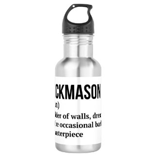 Garrafa Humor de Definição de Mason de Construção