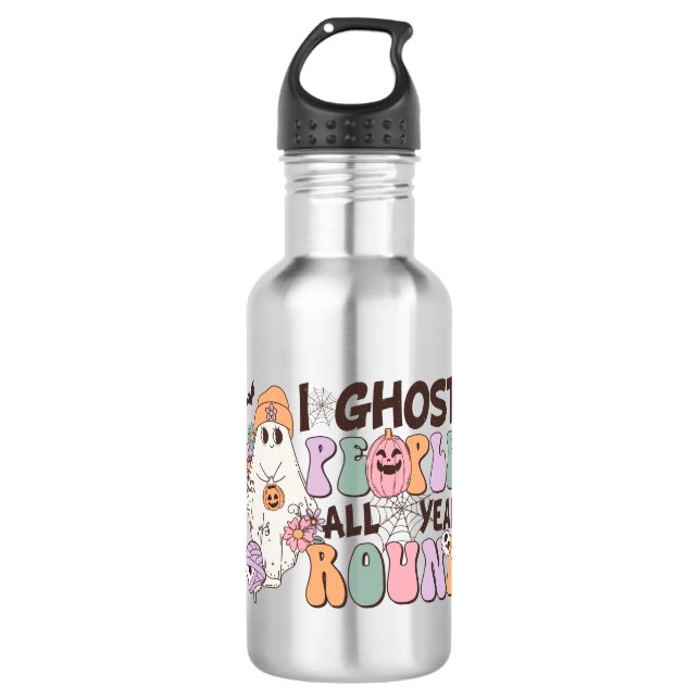 Garrafa I Ghost Pessoas Halloween (Frente)