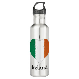 Garrafa I Heart Ireland Irish Tricolor Flag