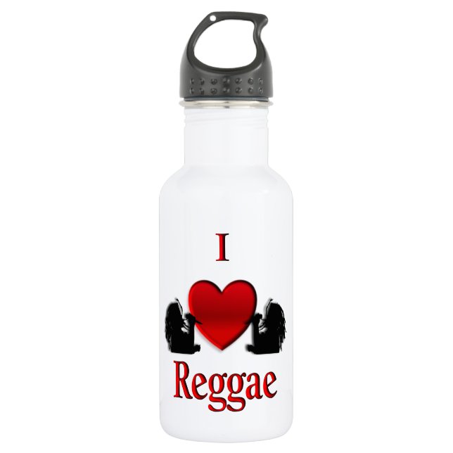 Garrafa I Heart Reggae Music (Frente)